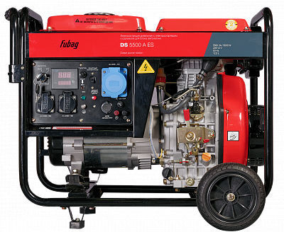 Дизельный генератор с воздушным охлаждением Fubag DS 5500 A ES купить #REGION_NAME_DECLINE_PP# интернет магазин СТРОЙКИН