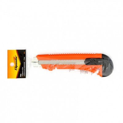 Нож, 18 мм, выдвижное лезвие, металлическая направляющая Sparta купить в Хабаровске интернет магазин СТРОЙКИН